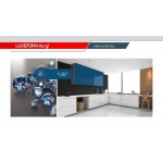 Фасад LuxeForm Acryl GL-302U Сапфир, глянец, толщина 18,4мм, основа МДФ, обратная сторона-высокопрочное покрытие в цвет